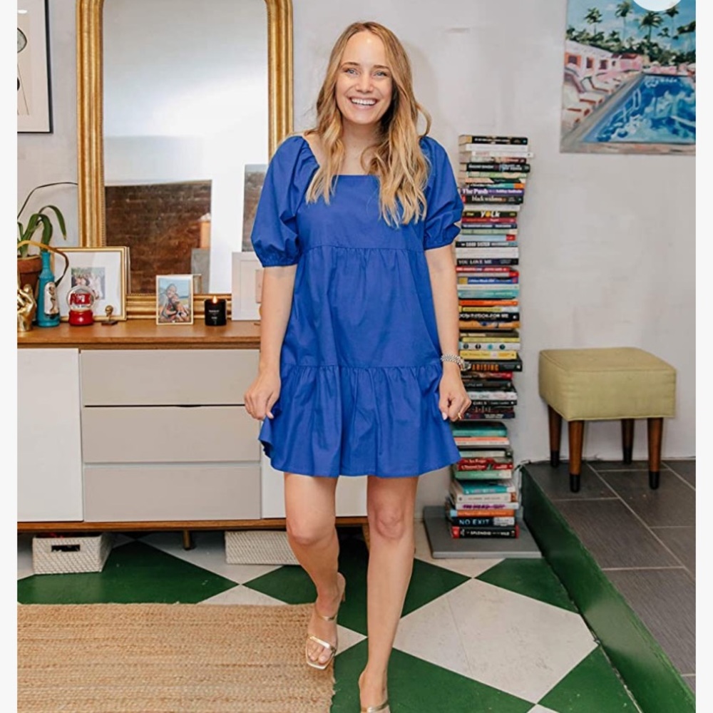 Grace Atwood from Amazon The Drop Blue Dress